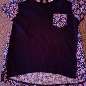 Baby girl flower t shirt
